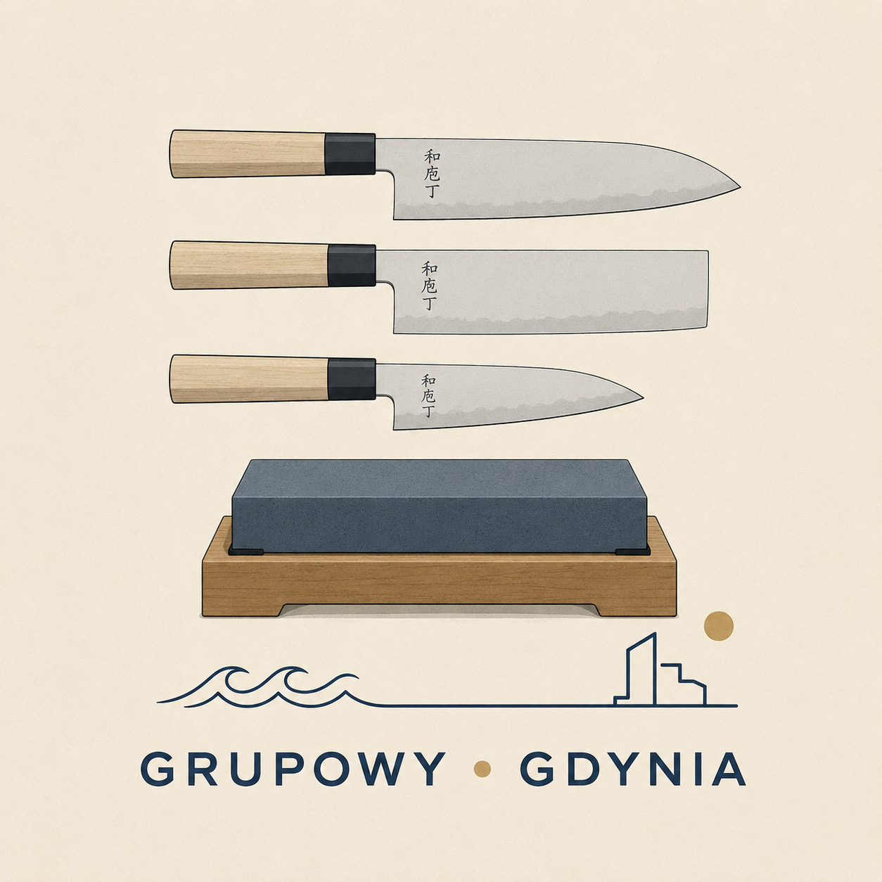 Grupowy Kurs ostrzenia noży - Akademia Ostrzenia Gdynia